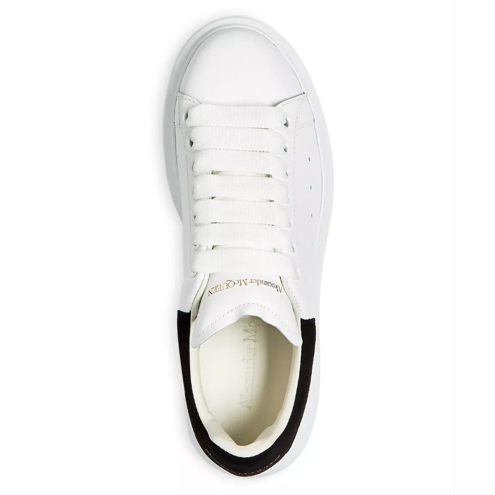 Alexander McQueen Women's Oversized Suede Heel Detail Sneakers 37 - Picture 5 of 12